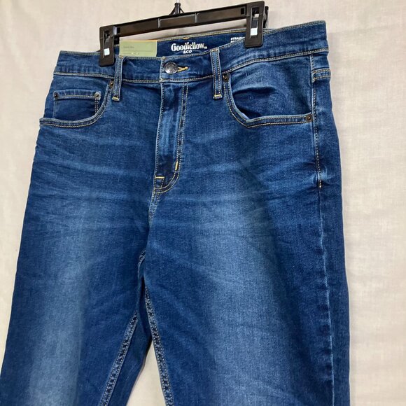 NWT Goodfellow & Co Men's 32X34 Casper Mid Rise Slim Fit Skinny Leg Full Jeans - Picture 11 of 16